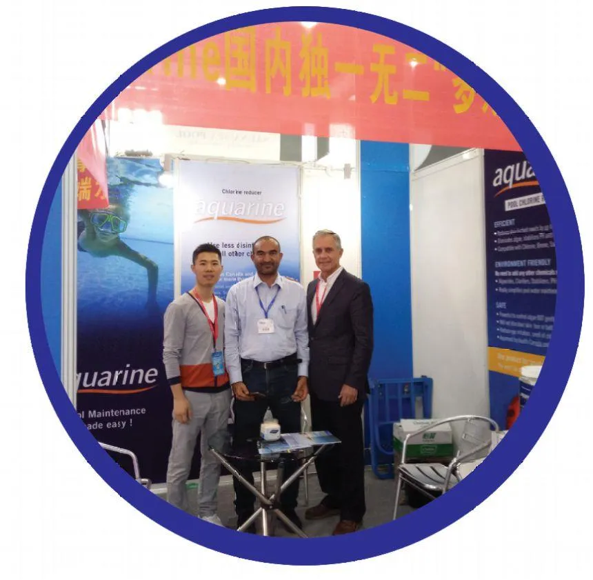 exhibition of pool chemicals